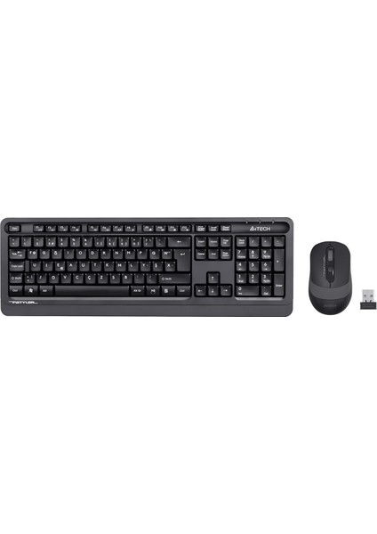 A4Tech A4 Tech Fg1010F 2.4G Gri F Klavye Fn-Mm Klv+Optik Mouse Kablosuz Set